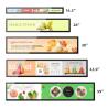 China VETO Ultra Thin Wall Mount Stretched Bar LCD Display 23.1 Inch Indoor Shelf Edge Advertising Screen wholesale