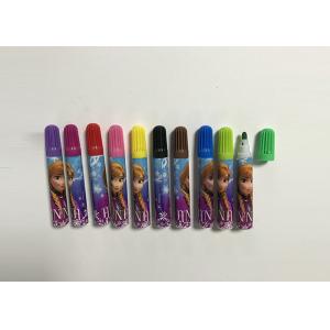 China 12 colored felt tip water color pen  colorful marker pen  printed water color fineliner marker pen supplier