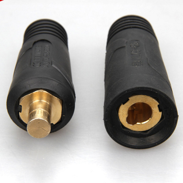 Welding leads and connectors