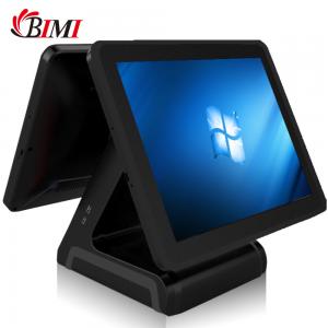 China 15'' Black or White Retail POS Machine for Restaurant Windows Point of Sale System supplier