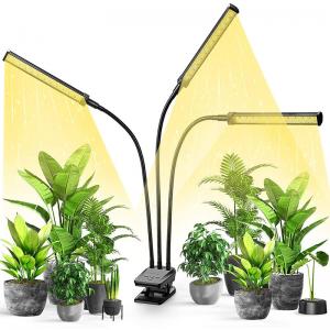China 12W Dimmable Table Clip Phytolamp 3 Head full Spectum led table Lamp For Indoor Plants Growing 144 LEDS supplier