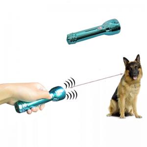 China 130dB Handheld Dog Repellent Bark Control Trainer Flashlight supplier
