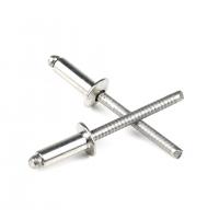 China Ss 316 Stainless Steel Countersunk Domed Head Open Type Blind Rivet for Light Steel Housing on sale