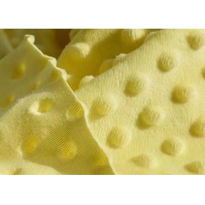 China 100% Polyester Micro Fleece Bubble Minky Plush Fabric OEKO Certification wholesale