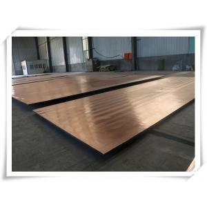 China TUV Copper Clad Stainless Steel Sheet 2-12mm Heat Boiler Tube Sheet Steam Burbine supplier