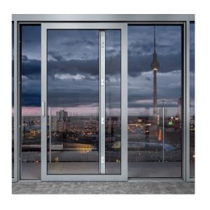 China High Rising Building Aluminium Exterior Doors 0.8mm Thickness French Standard supplier