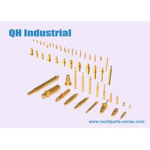 RoHS CE Approved Battery Charger QH Industrial 1Pin 1A 2A 3A 10uin 12uin Gold Plated Pogo Pin Connector