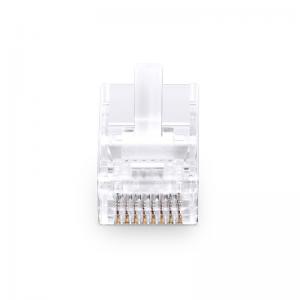 China Exact Cables Gold-plated Ethernet FTP UTP RJ45 Connector for Female RJ45 Modular Jack supplier