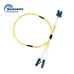 China MM62.5/125 OM1 Fiber Optic Cable Patch Cord LC To LC Simplex Single Mode supplier