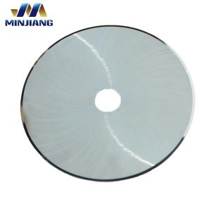 China Corrugated Paper Cutting Tungsten Carbide Circular Slitter Blade OEM supplier