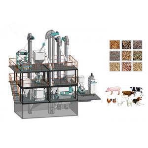 Industrial Animal Feed Manufacturing Machines Broiler Chicken Feed Line
