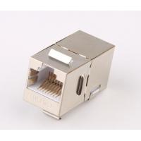 China STP CAT6 RJ45 Keystone Jack In - Line Coupler Metal Material With Gold Plating on sale