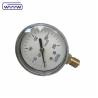 China factory capsule pressure gauge 100mm mbar ss case brass connection 1/2