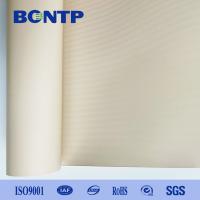 China Fire Retardent 100% Blackout Curtain Fabric Fiberglass / 3 layers PVC +1 layer Fiberglass For Vertical roller curtain on sale