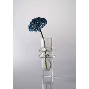 D105*H209mm Crystal Glass Flower Vase Transparent Contemporary