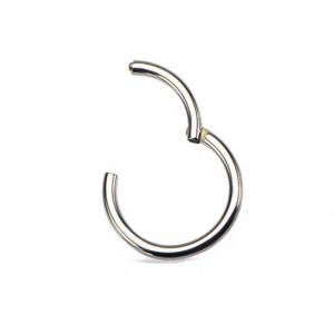 China OEM 8mm Septum Ring , Nose Septum Jewelry For Anniversary Gift supplier
