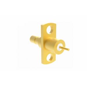 Precision SSMB Male Flange Mount RF Connector With Integrated Microstrip Design