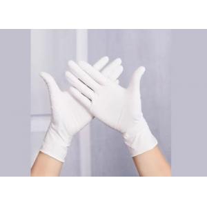 Sterile Nitrile Slip Resistant Blue Medical Gloves , Gloves Net Weight 2.7g-4.5g