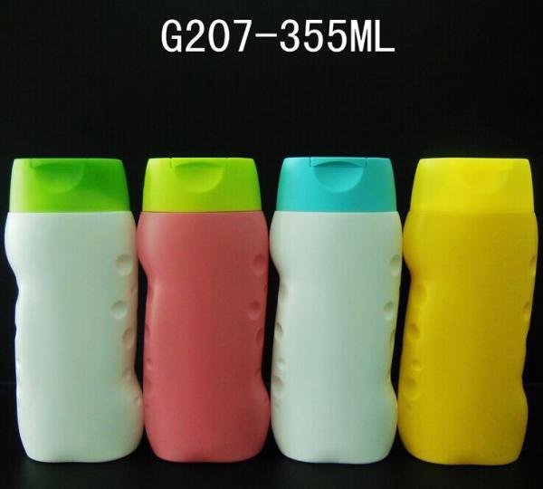 2015 New design children shampoo bottle, 355ml Lotion Bottle, PE bottle with