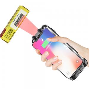 Portable Mobile Back Clip Wireless 2D Barcode Scanner for Supermarket Checkout