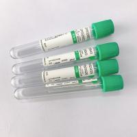 China PET / Glass  BD Sodium Heparin Blood Tube For Emergency Biochemical Tests on sale