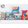 Cute Cartoon Anamal Throw Silk Cotton Pillow Linen Decorative Cushion Cover