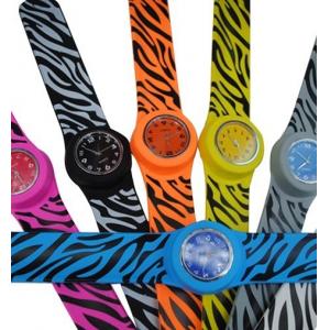 Newest arrival best quality and promotional silicone slap watch with CE & ROHS