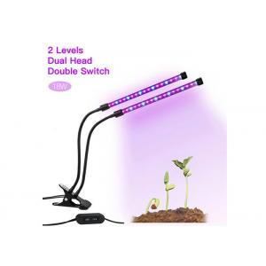 China Two Stage Hydroponic Led Grow Lights 36 Leds Adjustable 360 Degree 8CM Width supplier