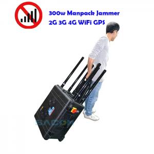 China 400w Mobile Phone Signal Jammer 8 Antennas 2G 3G 4G 5G GPS 500m Range Military Used supplier