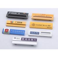 China Metal Custom Name Tag Badges , Unique Name Badges Template Aluminum Muilti Color on sale
