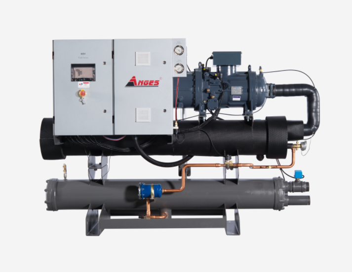 China Water Cooled Screw Chiller for Industrial Plastic Extrusion Processing with Semi-Hermetic Screw Compressor on sale