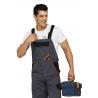 PRO Heavy Duty Bib Work Pants Woven Twill Fabric With Multi Storage Pockets