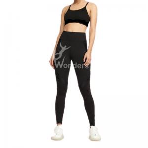 Women's high waisted fitness leggings Yoga Side Panel Transparent Splicing