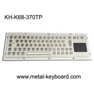 China 65 Keys Industrial Keyboard with Touchpad , Water - proof Stainless Steel supplier