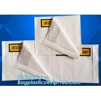 China Clear Adhesive Back, Packing List / Shipping Label Envelope Pouches, seal envelope courier bag express custom mailing ba on sale