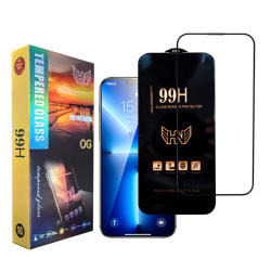 China HN 99H Cell Phone Screen Protector Big Arc Tempered Glass For Iphone 14 Pro Max wholesale