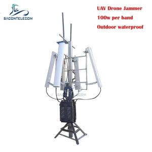 700w outdoor waterproof 3KM UAV Drone Signal Jammer GPS Signal Jammer Blocker