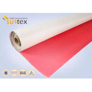 China Heatproof Fabric PU Coated Fiberglass Fabric M0 Welding Fire Blanket 0.41mm 460g Fabric Duct supplier