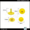 Small Size Two Pieces Visual Ear Tags Round Shape For Pig Livestock Management