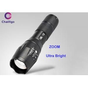 China 800LM Rechargeable Led Flashlight / Brightest Handheld Flashlight CREE XML T6 Adjustable ZOOM supplier