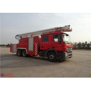 Three Functions Heavy Duty Water Tower Fire Truck 39 Ton 32 Meter Working Height