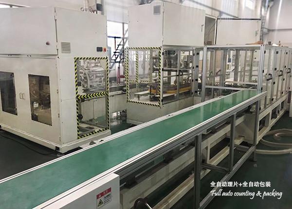 Noiseless 60PPM Paper Napkin Packing Machine, Sanitary Pad Packing Machine