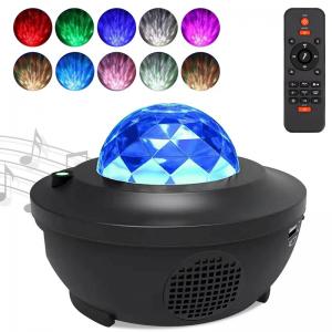 Led Star Galaxy Starry Sky Projector Night Light Built-in Bluetooth-Speaker For Bedroom Decoration Child Kids Birthday Present