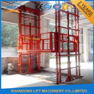 China Construction Material Handling Warehouse Elevator Lift 2 T Loading Capacity supplier