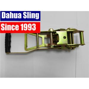 China Zinc palted Ratchet belt Buckle / Ratchet Strap Parts 50mm Width supplier