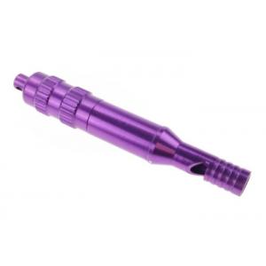 China Children Purple Aluminum Whistle Machined 70mm Lightweight Oxidation Finish supplier
