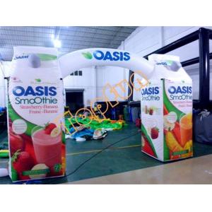 210D PVC Coated Oxford Fabric Inflatable Arches For Commercial Promotion / Advertisement