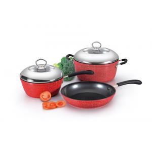 China aluminum non-stick cookware set supplier