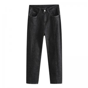 China Manufactuer OEM New Plus-Size Jeans Plus Extra Stretch High-Waisted Pants For Women supplier