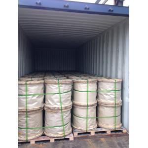 China Astm A475 Class A 1x7 Galvanized Steel Wire Cable , 1 4 Galvanized Cable For Construction Materials supplier